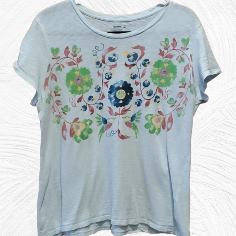 🔥3 for$9🔥Old Navy XL Pastel Blue T-shirt